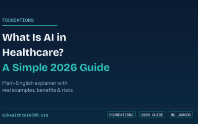 What Is AI in Healthcare? A Simple 2026 Guide With Examples