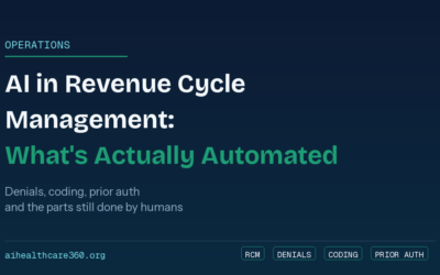 AI in Healthcare Revenue Cycle Management: What’s Actually Automated
