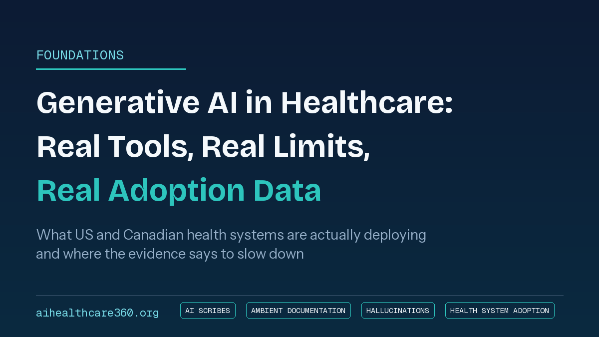 generative AI in healthcare