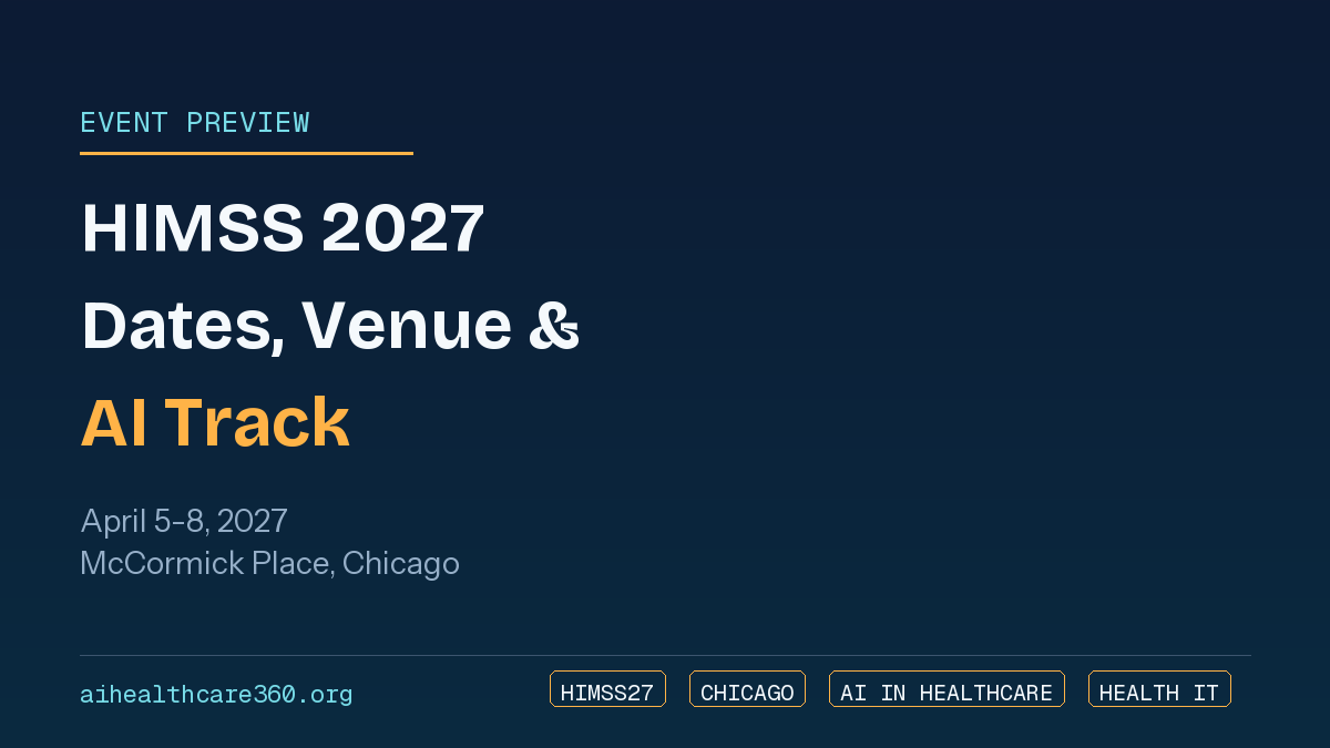 himss-dates-venue-ai-track-20260729-211941 Featured graphic for HIMSS 2027 conference preview showing dates, venue and AI track information