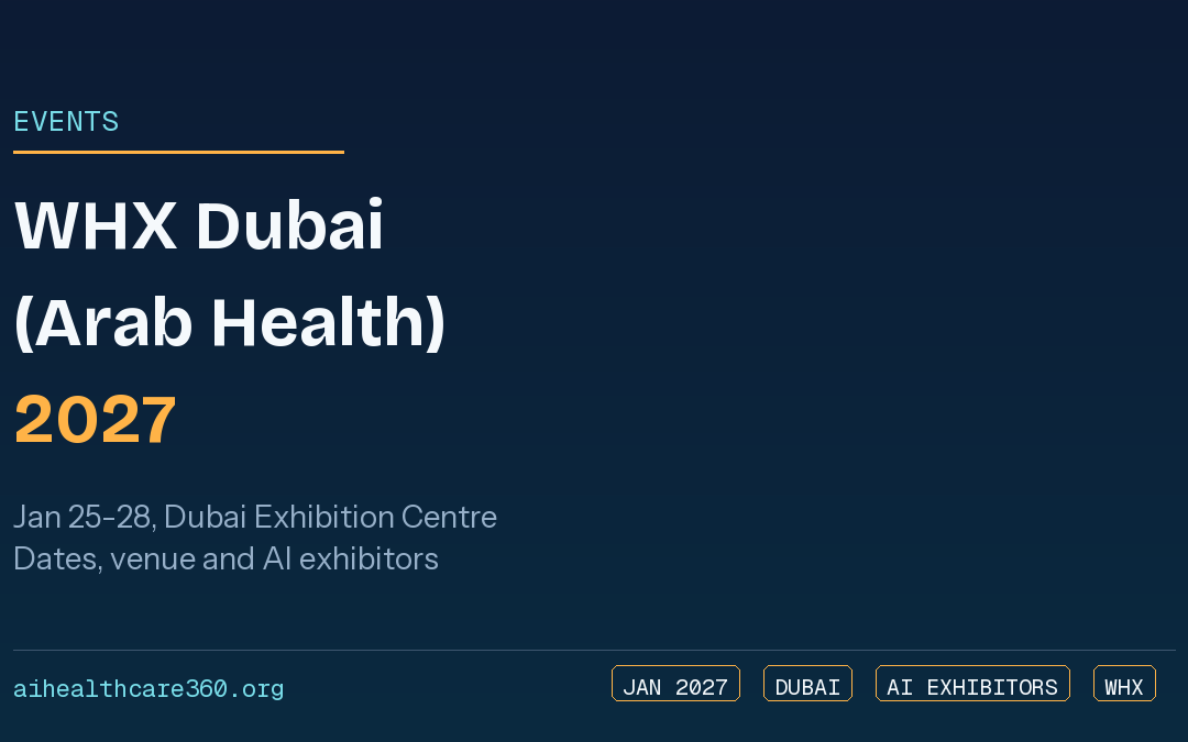 WHX Dubai (Arab Health) 2027: Dates & AI Exhibitors