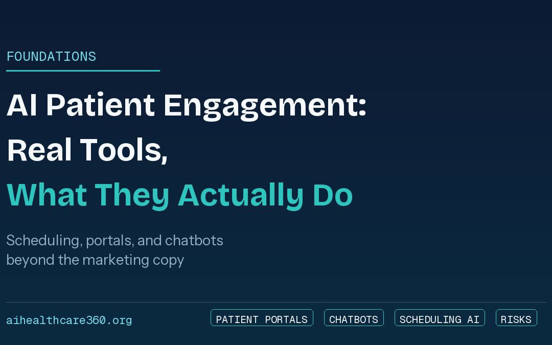AI Patient Engagement: Real Tools and What They Actually Do