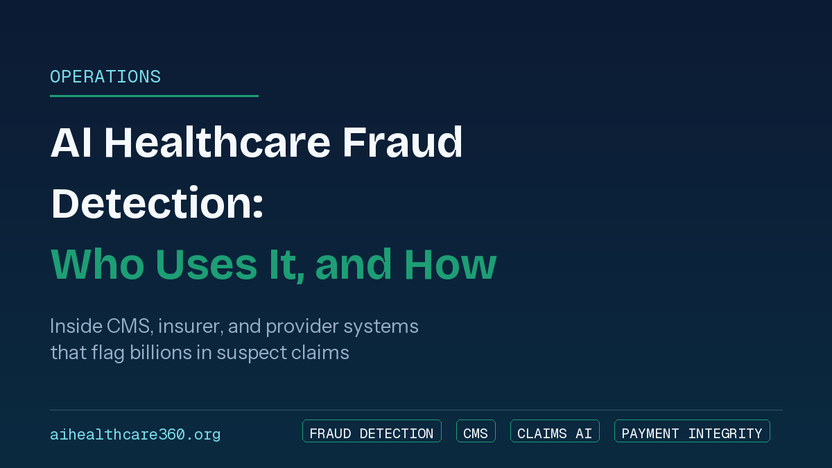 ai-healthcare-fraud-detection-20260904-165928 Illustration of AI analyzing healthcare claims data streams for fraud patterns between insurers, providers, and government regulators