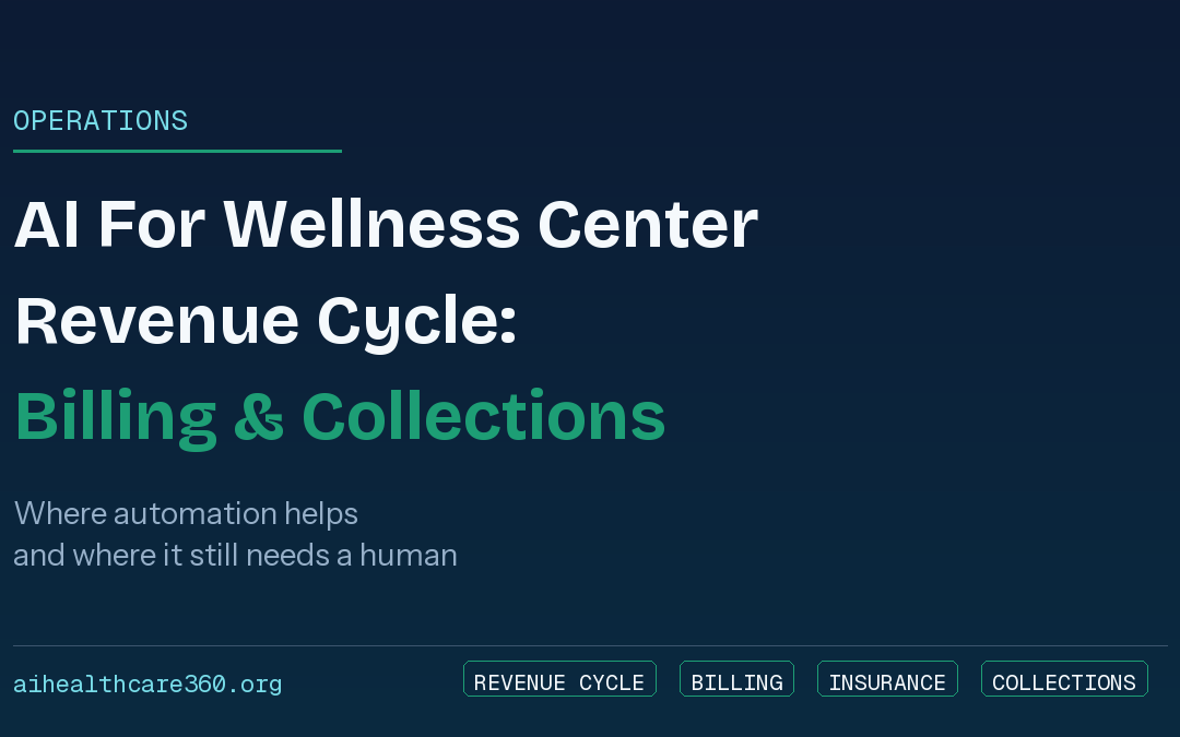 AI for Wellness Center Revenue Cycle: Insurance, Billing & Collections