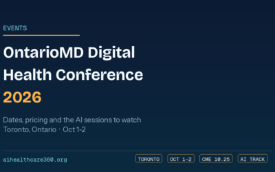 OntarioMD Digital Health Conference 2026: Dates, Venue, Pricing and AI Sessions